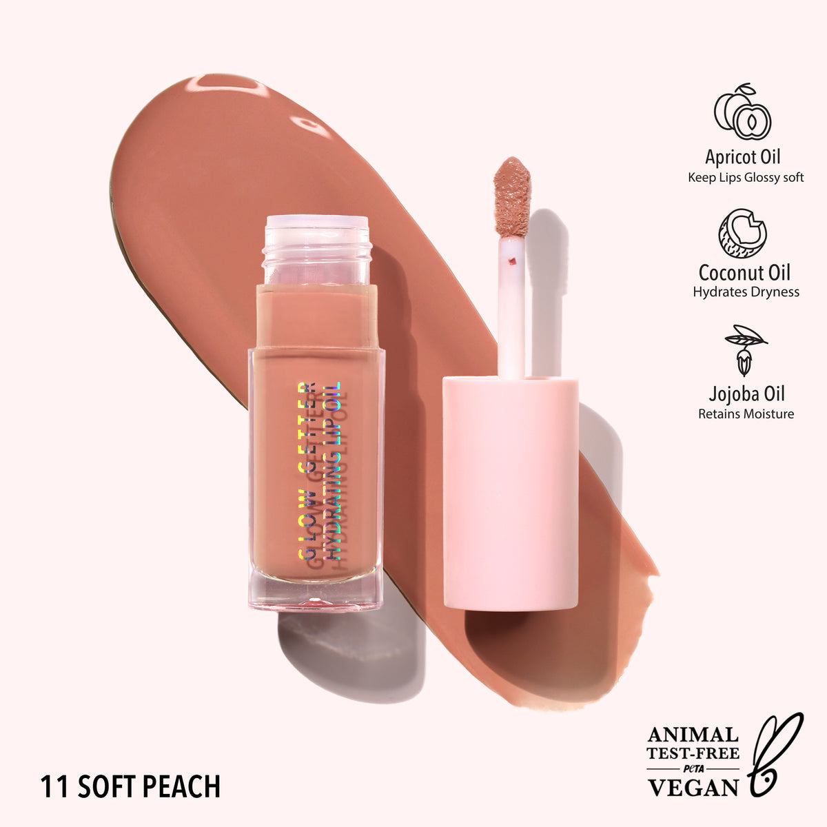 Huile a lèvre Teintée - SOFT PEACH